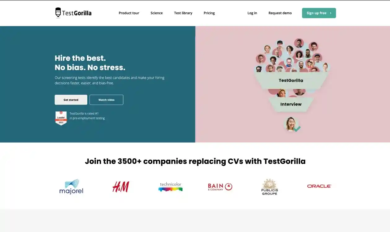 TestGorilla - Hire the best. No bias. No stress.